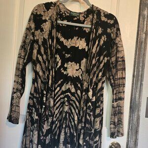 Boho Open Front Wrap Jacket